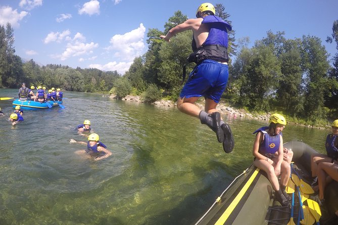 Rafting and zipline in Bled Slovenia - The zipline is a bonus, not the main event