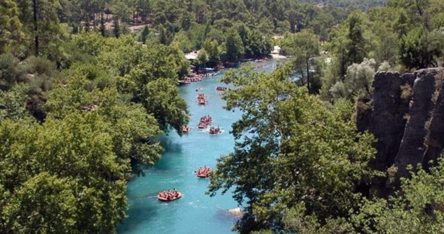 Rafting & Buggy or Quad Safari & Zipline Combo With Lunch - A short zipline over the canyon area