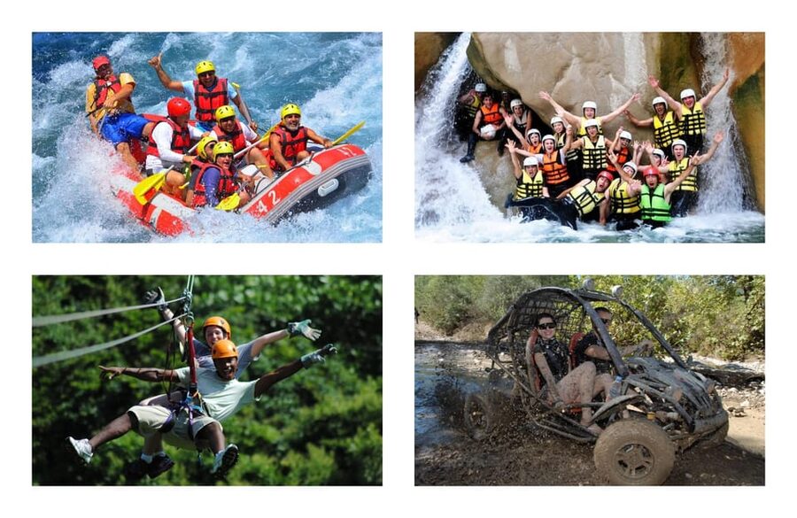 Rafting, Buggy or Quad, Zipline, Canyoning (4 in 1) Tour - The morning ride from Antalya’s resort coast