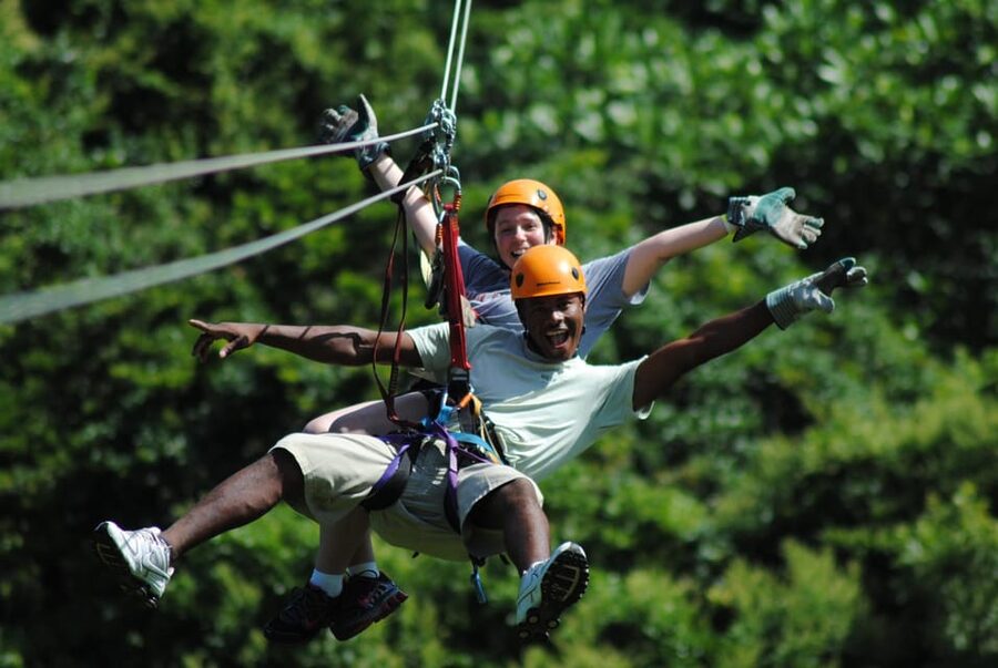 Rafting, Buggy or Quad, Zipline, Canyoning (4 in 1) Tour - Canyoning through pools and waterfalls