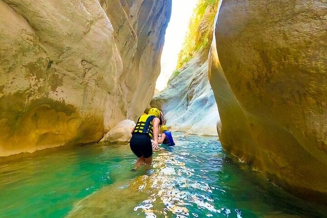 Rafting Canyoning and Zipline Experience from Antalya - The wider canyon: rafting, swimming, and forested cliffs