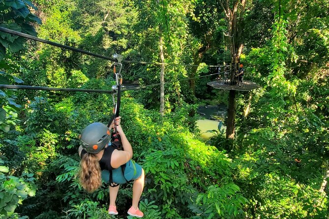 Rainforest and Junglequi Zipline Combo Tour - The nature walk and weather-dependent pool