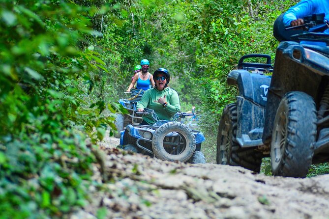Riviera Maya Half Day Casa Jaguar Cenote, Zipline and ATV - Zip lines up to 27 meters high