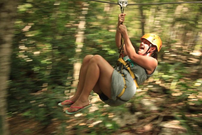 Riviera Maya Jungle Half-Day Tour: ATV, Ziplines, Cenote Swim, Rappel - The ATV ride through dirt roads