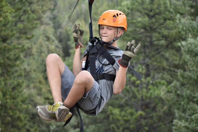 Rocky Mountain 6-Zipline Adventure on CO Longest and Fastest! - Mountain Views, Sun, and the Camera Package