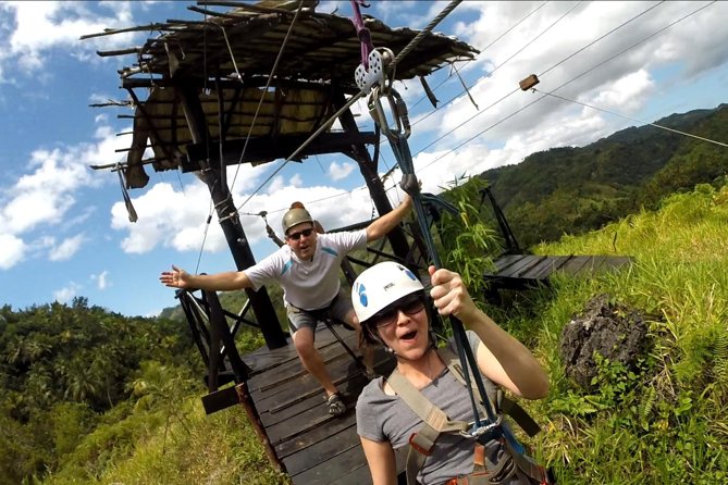 Samana Zip Line with Waterfalls & Culture Tasting - From canopy speed to a waterfall swim