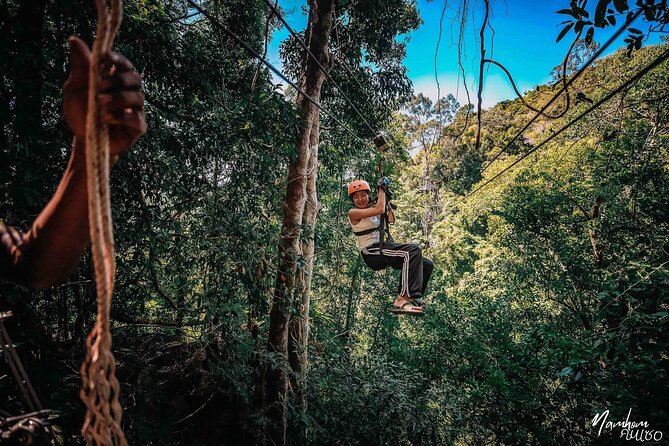 Samui Zipline FLY & Fun Tree Bridge Jungle Cafe & Waterfall - Flying above Samui’s rainforest