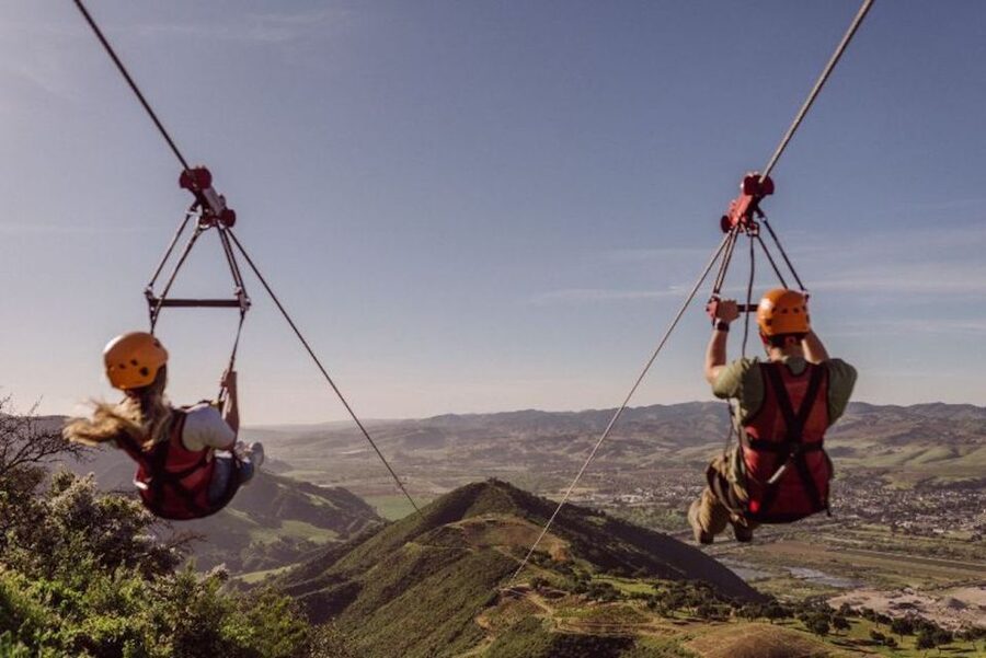 Santa Barbara: Zipline Tour with 4x4 Humvee Ride - Safety systems and guide support