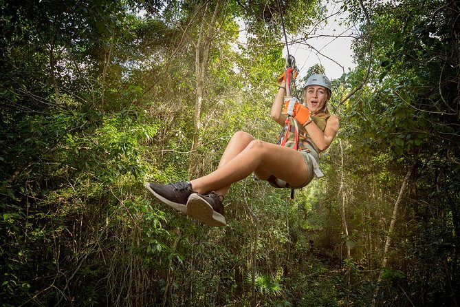 Selvatica Park Ziplines, Cenote, and ATV Tour From Cancun and Riviera Maya - Tarzania and the cold freshwater stop