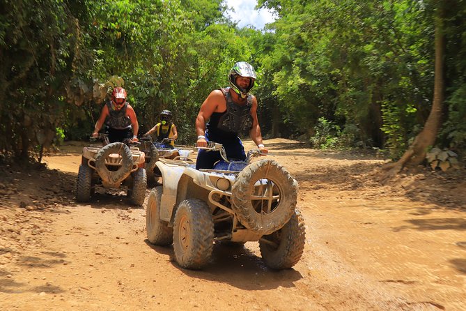 Selvatica Park Ziplines, Cenote, and ATV Tour From Cancun and Riviera Maya - Skywalk, bungee swing, and parachute jump