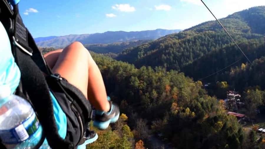 Sevierville: Extreme Mountain Zip Lining Adventure - Five zip lines, with the big one saved for later