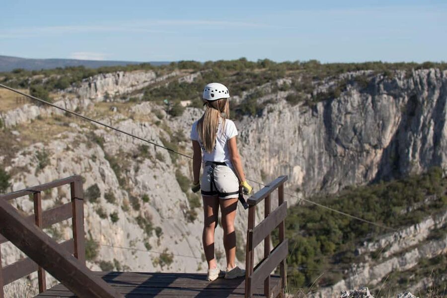 Šibenik : Zipline Šibenik - Čikola Canyon - My call: book it if you want speed with a real setting