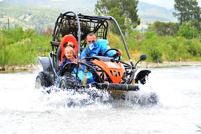 Side Combo Tour 3 in 1 Adventure Rafting Buggy And Zipline - From Side to Köprülü Canyon National Park