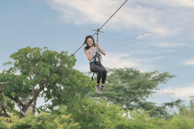 Sierra Madre ATV Tour and Zipline - Flying above the trees on the zipline course