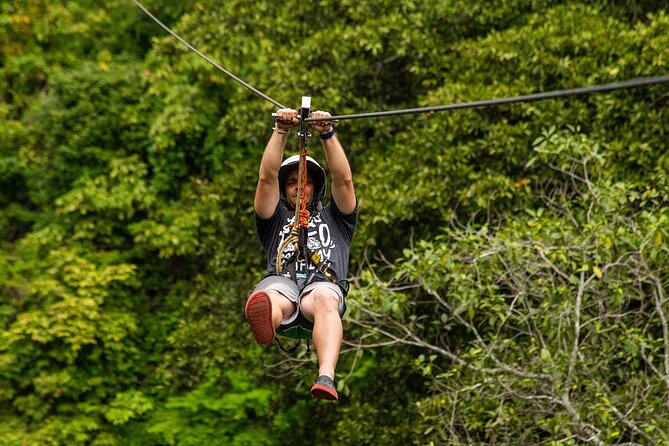 Sierra Madre Horseback Riding and Zipline with Lunch Included - About 10 zipline routes over mountain valleys