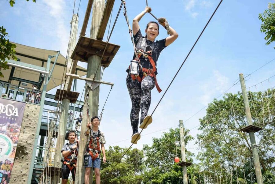 Singapore: Mega Adventure Zipline - The value of the $46 price