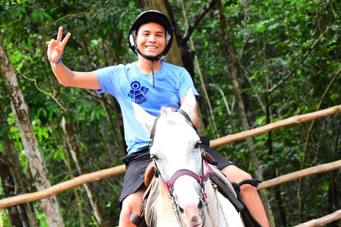 Single ATV, Ziplines, Cenote & Horse Riding from Cancun & Playa Del Carmen - Lunch and the rhythm of the day