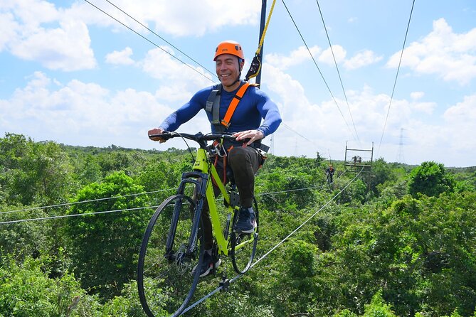 Sky Trail: Sky Bike, Tarzania, Bungee Swing & Zip Line with lunch - Six zip lines change the pace