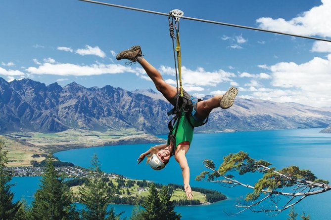 Small-Group Zipline Adventure in Queenstown - Getting suited up at the Ziptrek Treehouse