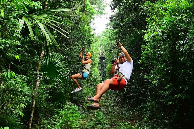 Snorkel, ATV, Zipline and Cenote Adventure from Cancun - ATV riding at Boca del Puma
