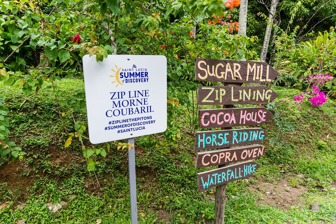 Soufriere Catamaran Excursion with Zip Lining from Castries - Morne Coubaril Estate and the rainforest zip line