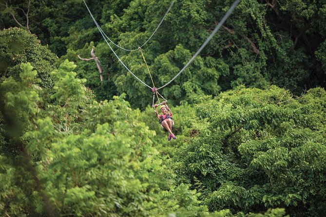 St. Kitts Zipline Experience - Line 1 gives you a controlled start