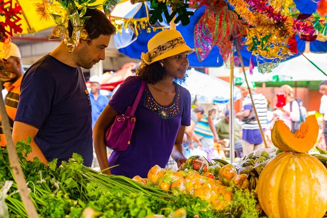 St Lucia Private Zipline and Shopping Adventure - Castries Market for food and souvenirs