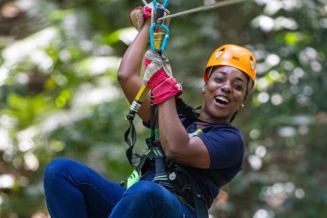 St. Lucia Zip line, Aerial Tram and Hiking tour Ultimate 3 - Walking from the top station to the canopy