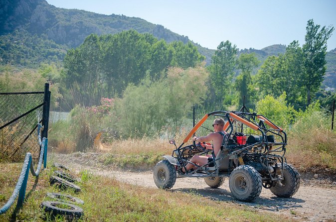 Super Combo Rafting, Jeep Safari, Quad/Buggy & Zipline f/Kemer - Lunch, photos, and the short zipline