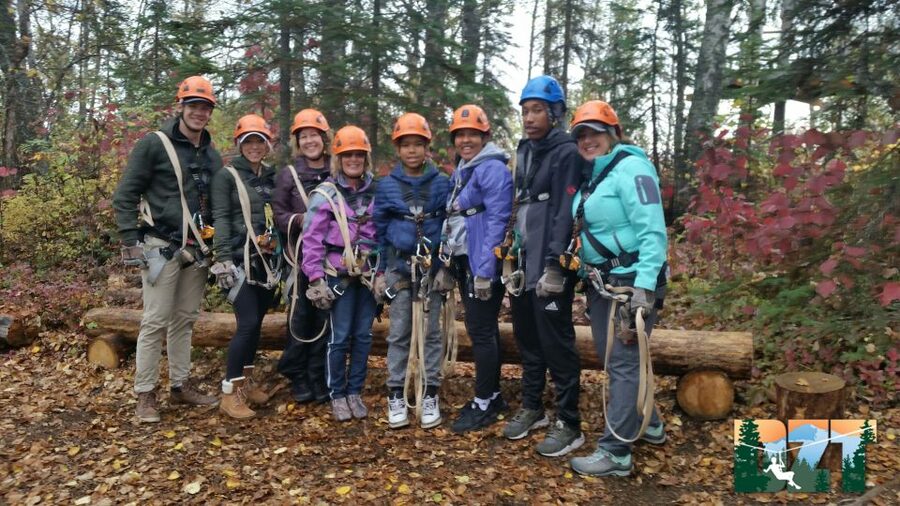 Talkeetna: Denali Zipline Tours - Ziplines, bridges, and a forest overhead