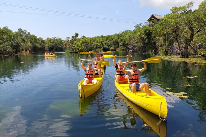 Tankah Mayan Village Zipline Nature Park - Snorkeling and Canoeing Add a Quieter Rhythm