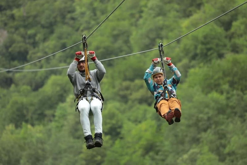 TARA BRIDGE: The longest and the fastest Zip Line Adventure - The 10-minute van ride to the launch platform