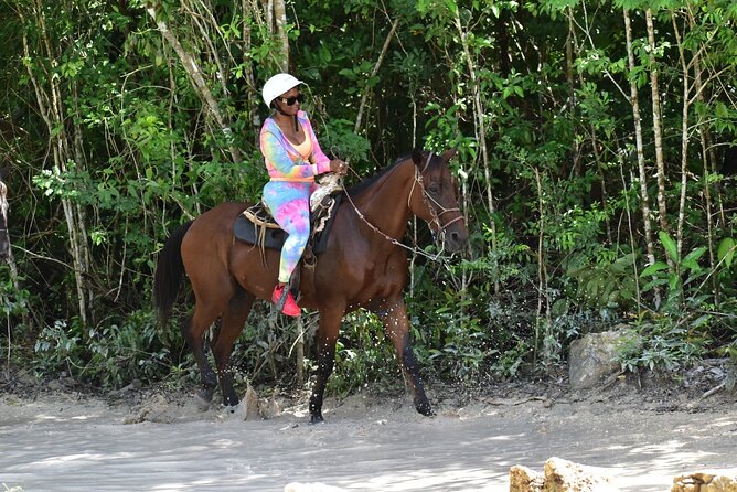 Tequila Tasting, Horseback Riding,ATV, Ziplines Cenote and Lunch - ATV riding on a controlled jungle circuit