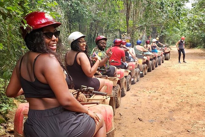 The Best Adrenaline Park! ATV´s Ziplines & Cenote swim experience from Cancun - Mexican snacks after the activities
