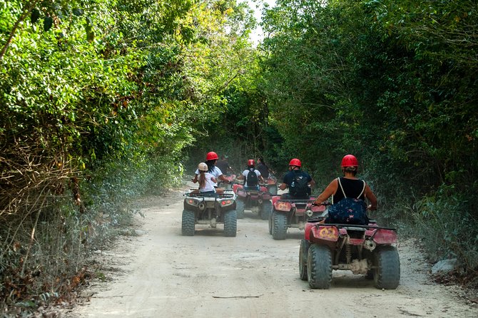 The best ATVs, zipline, cenote tour with lunch and transportation - Leaving Cancun for the Ruta de los Cenotes