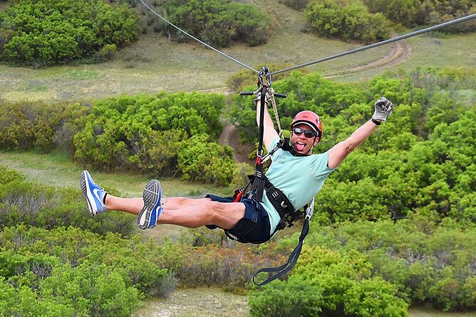 The EDGE: Zip Line Tour - The walking between lines is part of the activity