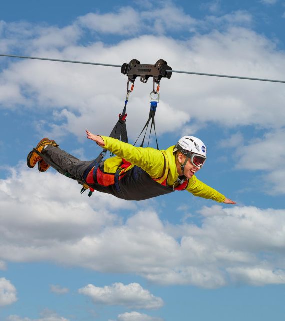 The Falcon : Superman ride with Mega Zipline Iceland - The Black Canyon walk comes first