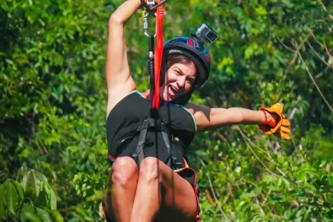 The Original Cozumel Zipline Adventure - The 36-foot climb changes the pace