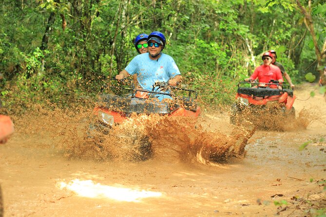 Thrills in Tulum's Jungle: Rappel, Ziplines, ATVs, Cenote & more - A 13-foot rappel for a short burst of nerve