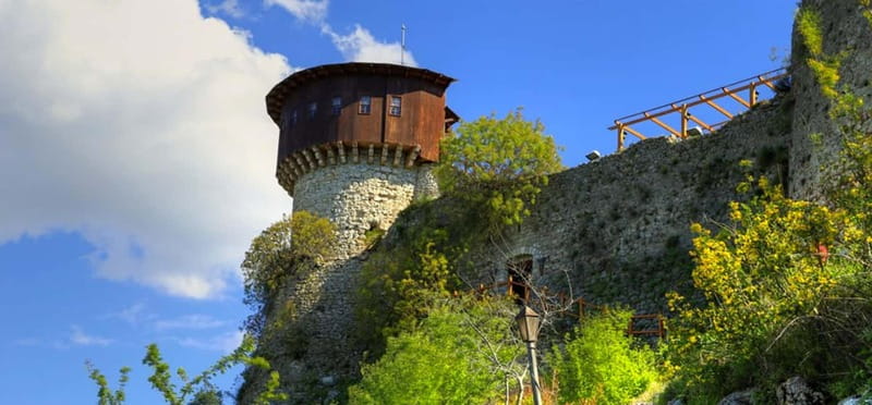 Tirana: The Balkans' Longest Zipline Petrela Adrenaline Tour - Getting fitted for the Petrela zipline
