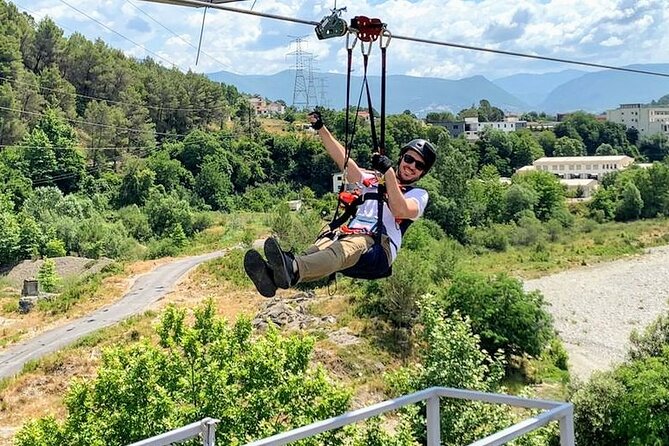 Tirana Zipline Adventure in Petrelë – Albania’s First Zipline - The 1,250-meter ride over Erzen River