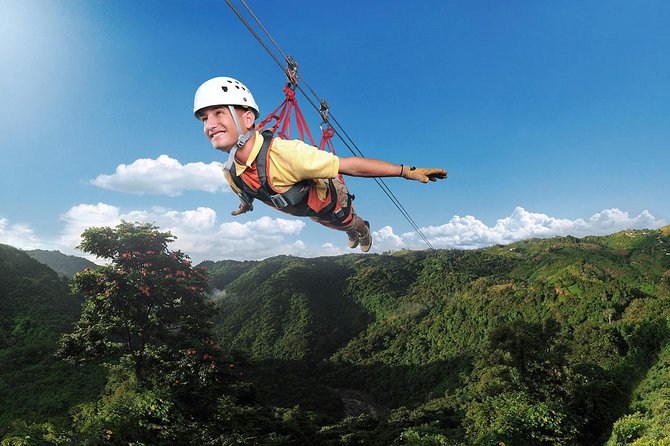 Toro Verde 7-Zipline Tour Plus the Beast with Pickup - From San Juan to the mountain park