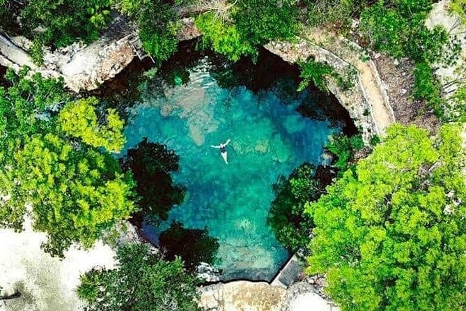Tour 4 Cenotes Casa Tortuga Tulum. Food + Zipline. Includes Pickup. - What Campana Caverna and Jaguar Caverna offer