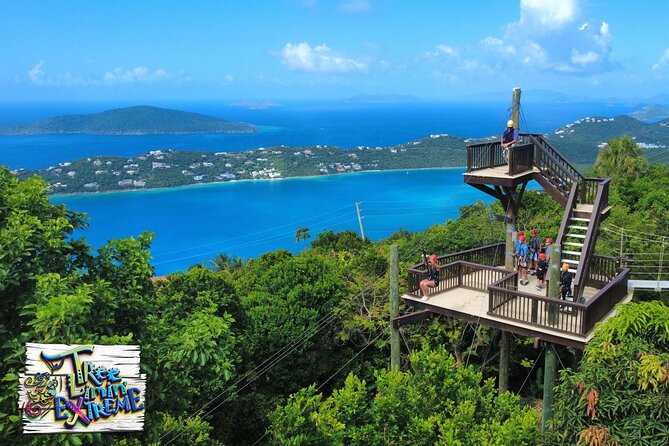 Tree Limin' Extreme Zipline - Starting at Tree Limin’ Extreme on St. Peter Mountain