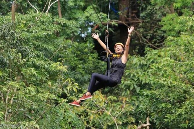 Treetops Fiji Zipline Tour with Drop off Transfer to Nadi Airport - Walking Through the Tau Cave Area