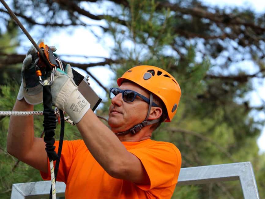 Tučepi: Zip Line Experience - The wildfire and the changing view