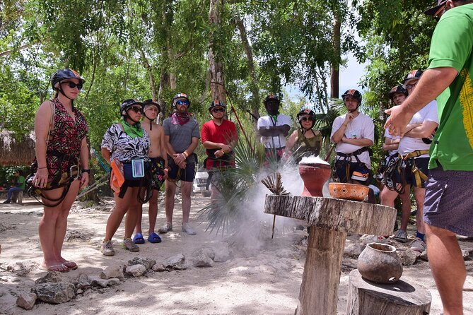 Tulum Adrenaline Tour ATV Ziplines and Cenote Swim Day - Lunch after the action