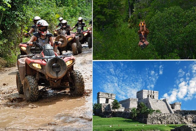 Tulum Adventure (archeological zone-Atv-ziplines-cenote-lunch-drinks-rappel) - Lunch Comes After a Lot of Activity