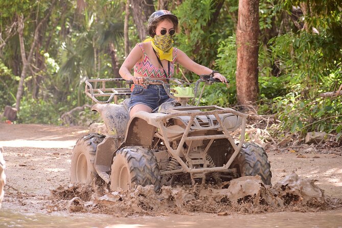 Tulum Extreme Mayan Adventure with ATV, Zipline and Cenote - Rappel and the Mayan ceremony
