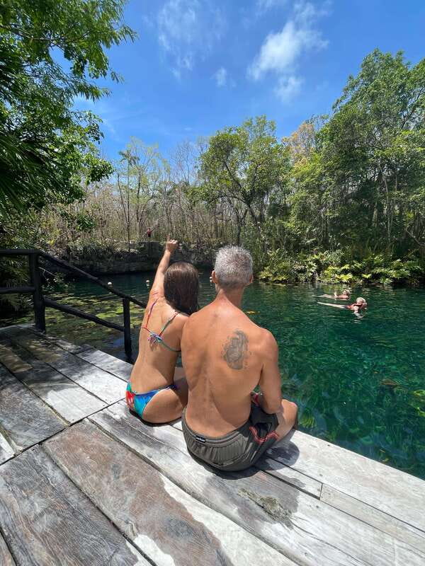 Tulum: Half-Day Adventure Zip line Cenote in Mayan Community - A peaceful canoe ride through local nature